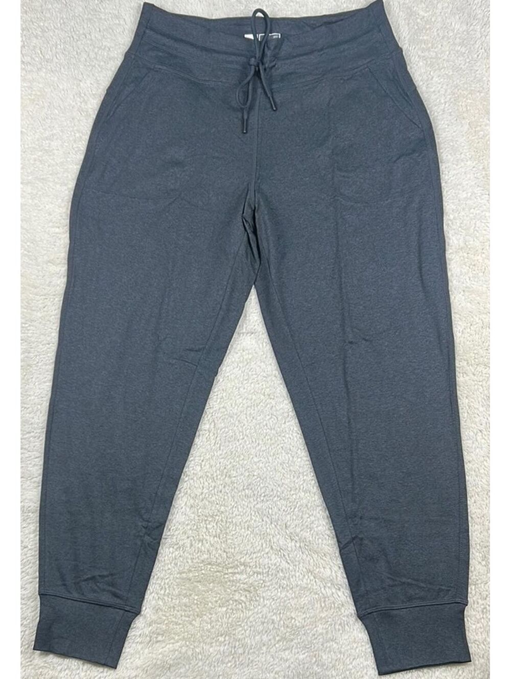 Lolë Women’s Heather Blue Jogger Pants Drawstring Athleisure Size Medium